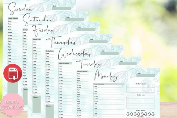 Download Weekly &amp; Daily Checklist Fillable PDF - Daily checklist Collection