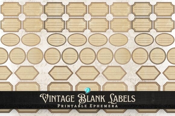 Download Vintage Blank Printable Labels - Printable labels Collection