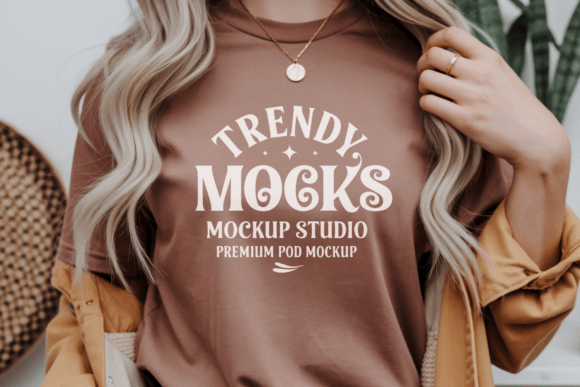 Download Comfort Colors 1717 Espresso Mockup 10 - Premium Resources
