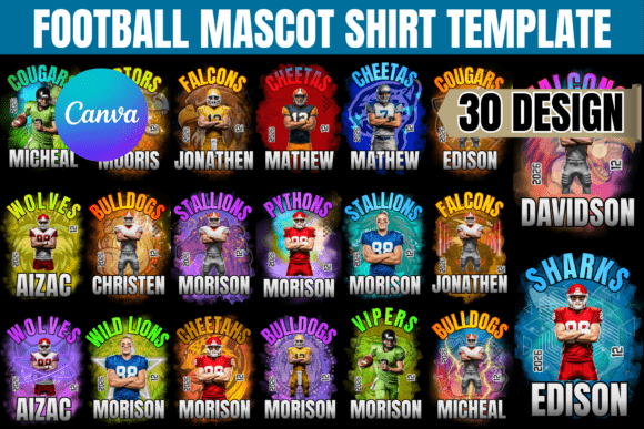 Download Editable Football Mascot Shirt Template - Football mascot shirt Collection