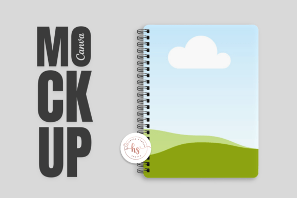 Download Canva Spiral Notebook Mockup - Book mockup Collection