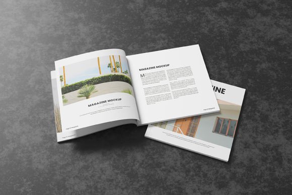 Download Minimalist Square Magazine Mockup - Premium Resources
